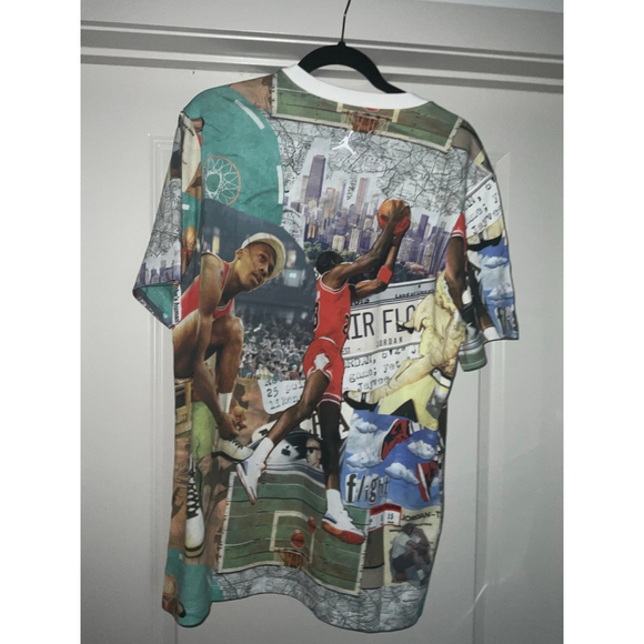 2 Men's Jordan Graphic T-shirts Size Large - Picture 5 of 10